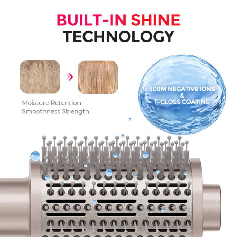 TYMO Air Beam Hot Air Styling Brush - Champagne, , hi-res