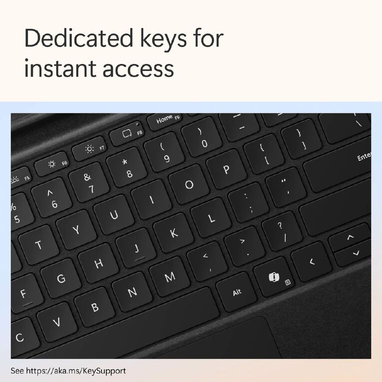 Microsoft Surface Pro 11 Flex Keyboard with Pen Storage - Black, , hi-res