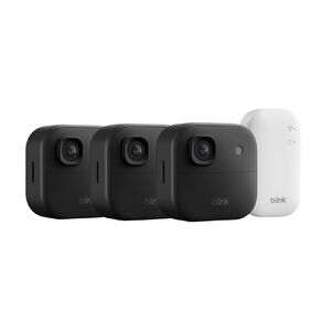 Blink Outdoor 2K+ With Sync Module Core 3 Pack Black
