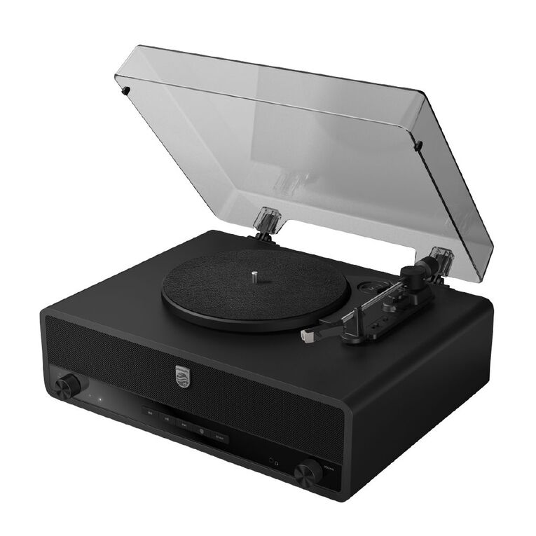 Philips The Stevie Bluetooth Turntable with Built in Speakers, , hi-res