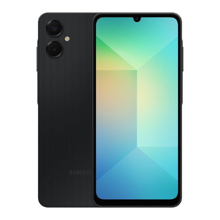 Samsung Galaxy A06 5G with Spark & Skinny Sim Bundle - Black, , hi-res