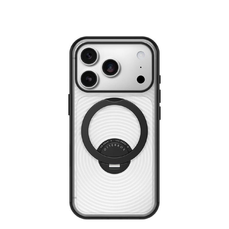 OtterBox Symmetry Case with Stand for iPhone 18 Pro - Clear/Black, , hi-res