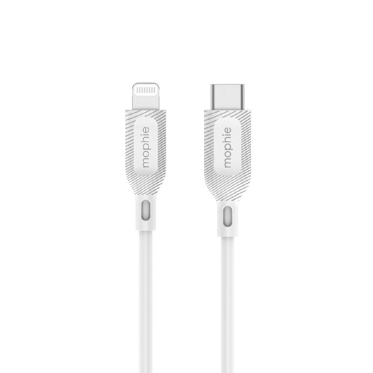 Mophie Essential USB-C to Lightning TPE Cable 2m - White, , hi-res