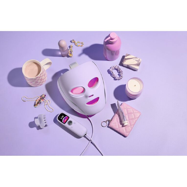 Shark CryoGlow Cooling & LED Face Mask (Lilac Chill), , hi-res