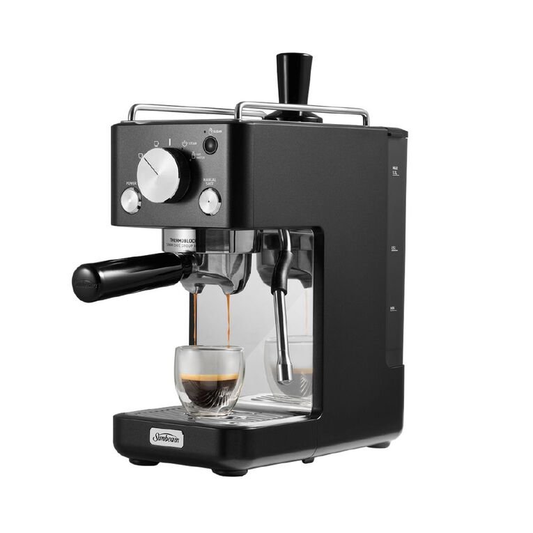 Sunbeam Origins Slimline Coffee Espresso Machine - Black, , hi-res