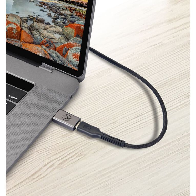 Bonelk USB-A to USB-C 3.0 Adapter - Space Grey, , hi-res