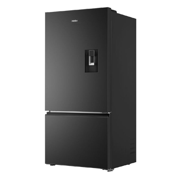 Haier 514L 500 Series Bottom Mount Fridge Freezer Non-plumbed Water - Black, , hi-res