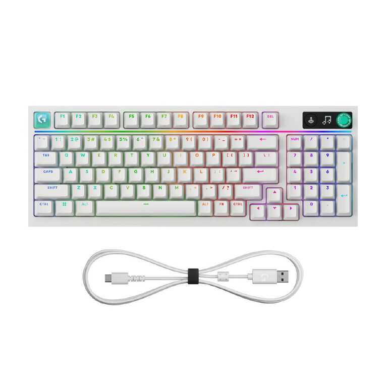 Logitech G316 X Wired Mechanical Gaming Keyboard - White, , hi-res