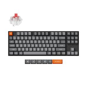 Keychron K8 Max QMK Wireless Mechanical Keyboard, Fully Assembled (Hot-Swappable), RGB Backlight - Red Super Switch