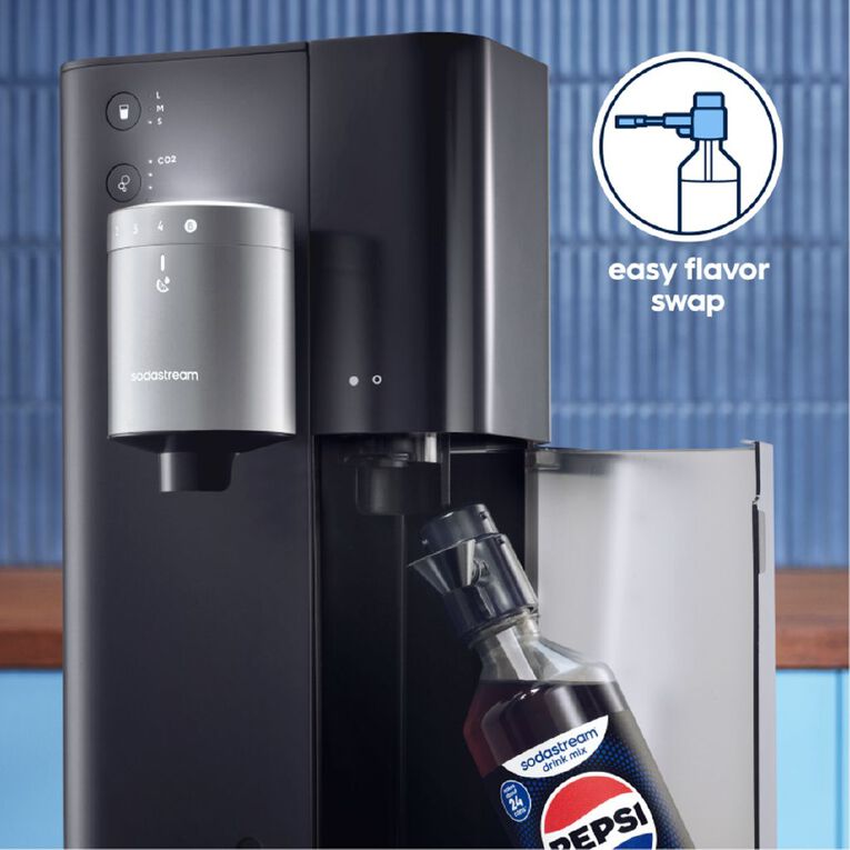 Sodastream Ultimate Black & Silver 60L Plug-In, , hi-res