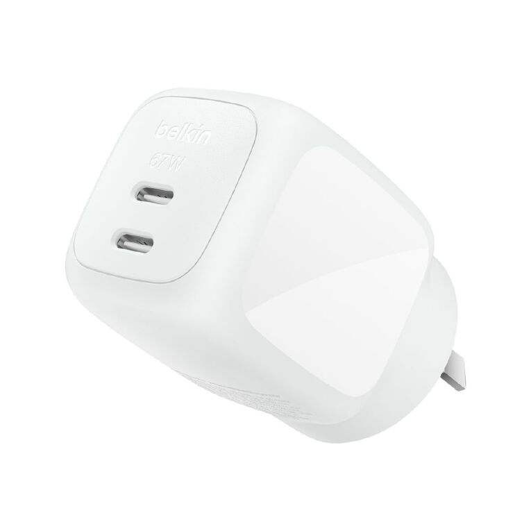 Belkin BoostCharge Pro Dual GaN Wall Charger 67W, , hi-res
