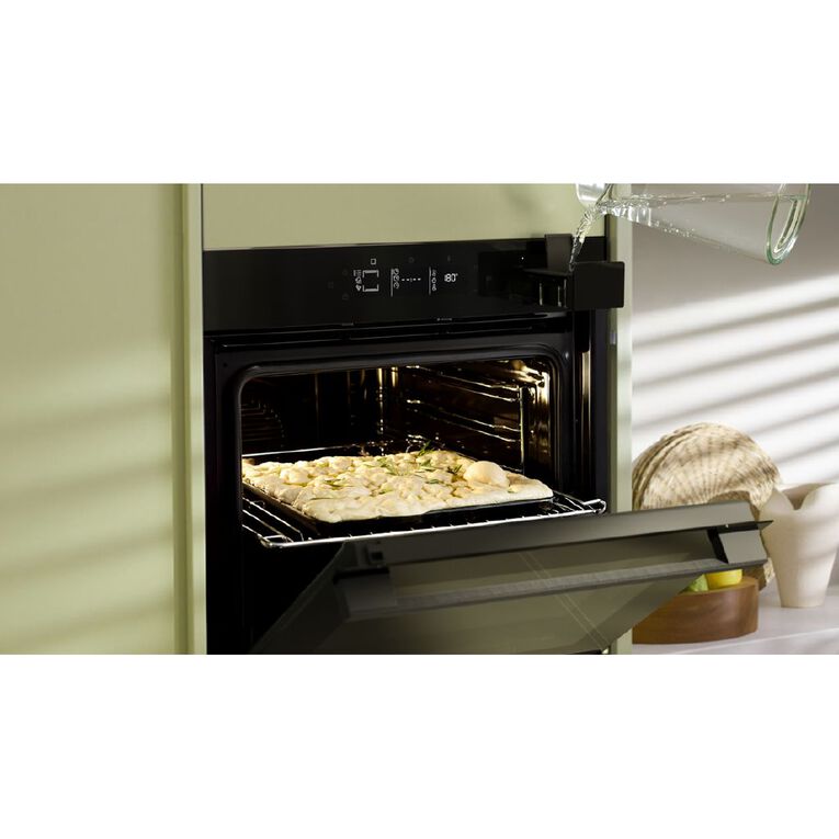 Haier 60cm 600 Series Built in Oven 16 Function Self Cleaning Air Fry Steam Assist Plus - Black, , hi-res
