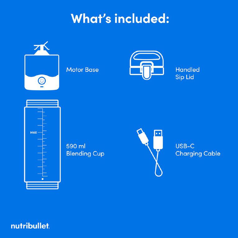 Nutribullet Portable Blender - Petal Pink, , hi-res