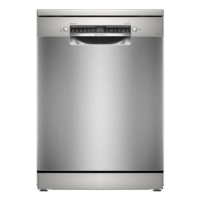 Bosch 60cm Series 6 Freestanding Dishwasher - Brushed Steel, , hi-res