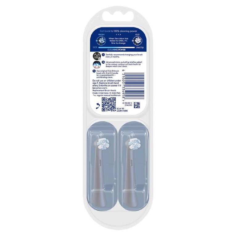 Oral-B iO Refill 2pk Ultimate Cleaning Black, , hi-res