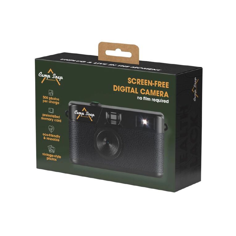Camp Snap Digital Camera - Black, , hi-res