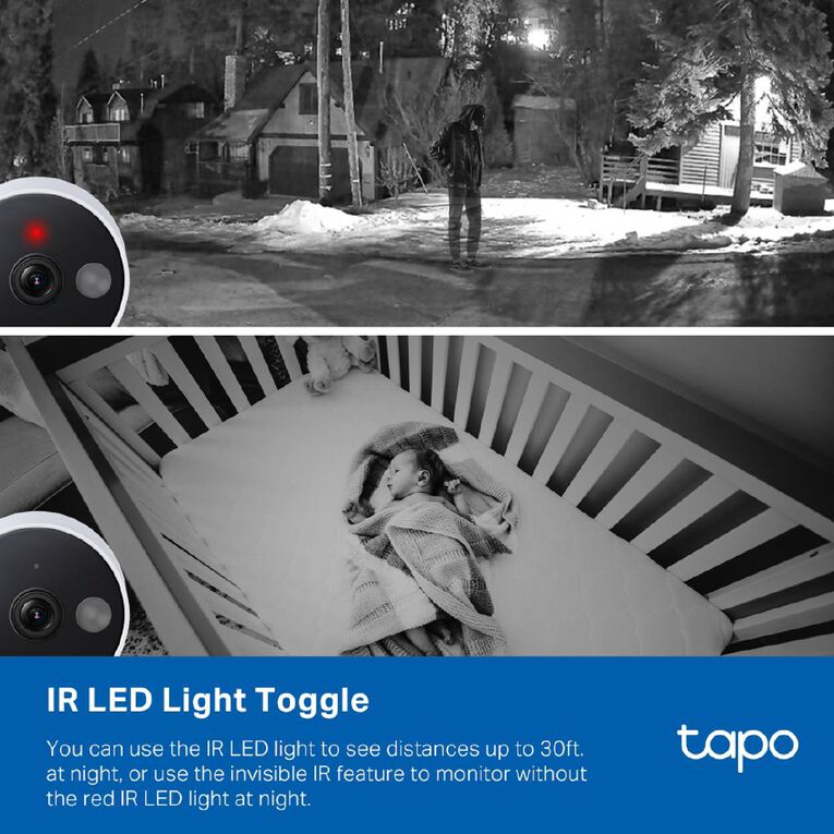 TP-Link Tapo C120 Indoor/Outdoor Wi-Fi Home Security Camera, , hi-res