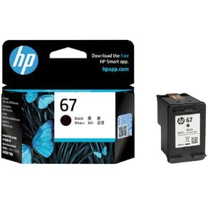 HP Original Ink Cartridge - 67 Black