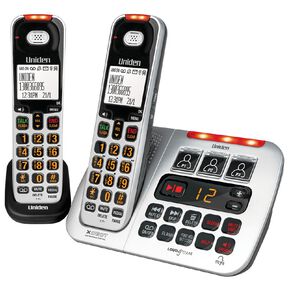 Uniden SSE45+1 Sight and Sound Enhanced Twin Cordless Phone System