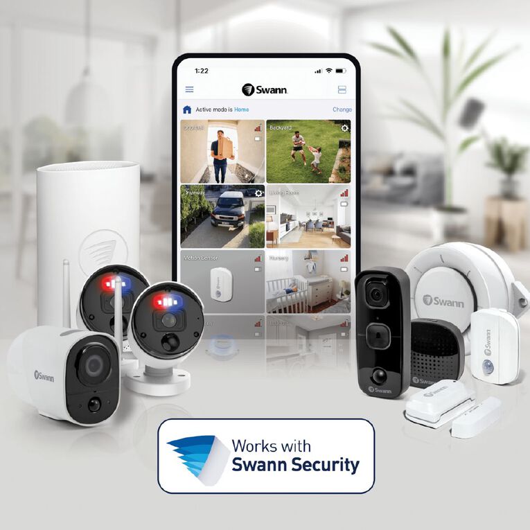 Swann Evo Wireless Video Doorbell & Chime, , hi-res