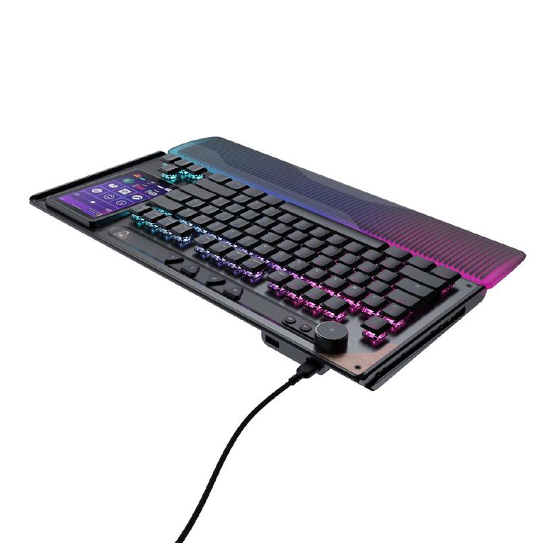 Turtle Beach Command KB7 Touchscreen Hall-Effect RGB TKL Wired Gaming Keyboard, , hi-res