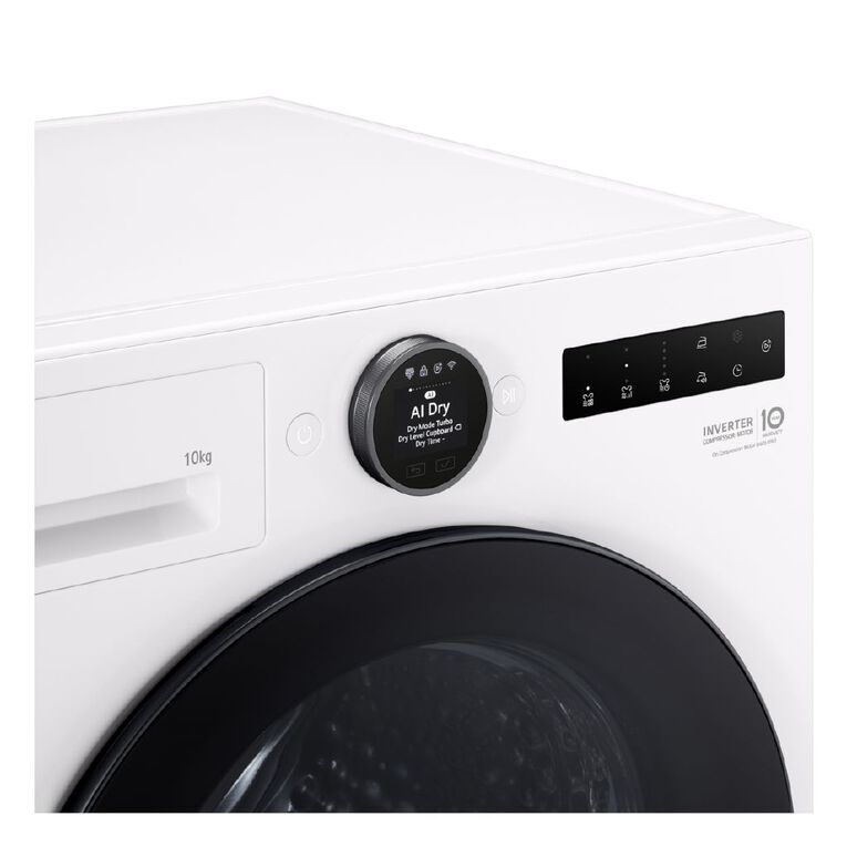 LG 10kg Series 9 Heat Pump Dryer - White, , hi-res