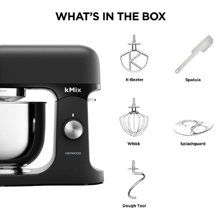 Kenwood kMix Sleek Black Stand Mixer (KMX751ABK), , hi-res