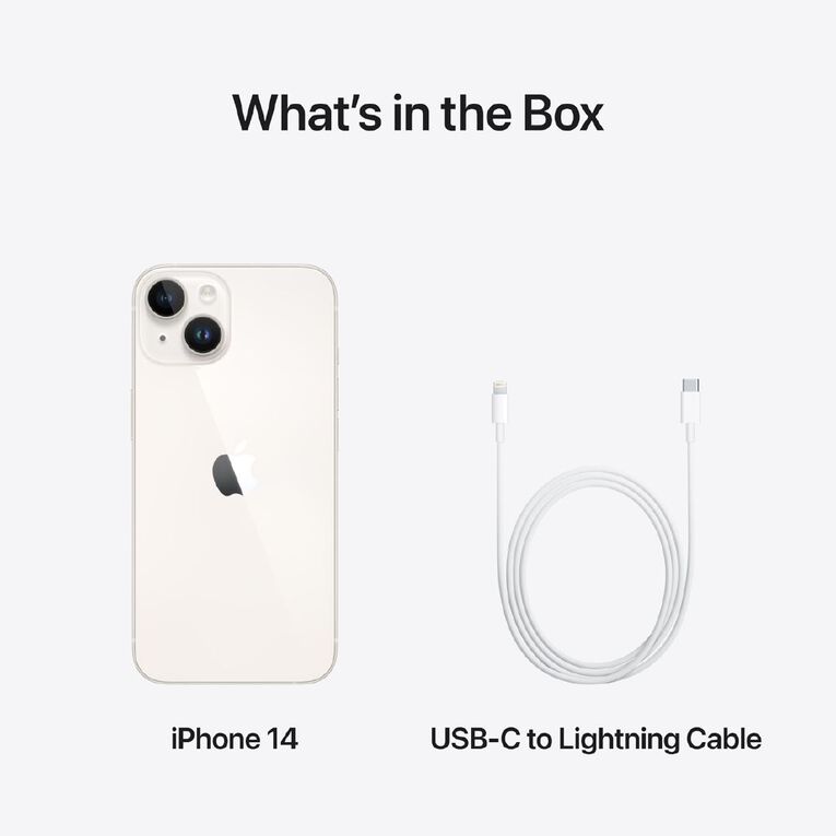 Apple iPhone 14 128GB Starlight, , hi-res
