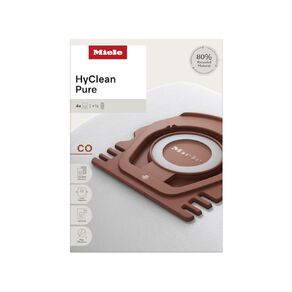 Miele CO Hyclean Pure 4 Pack Vacuum Cleaner Bags & 1 AirClean Exhaust Filter