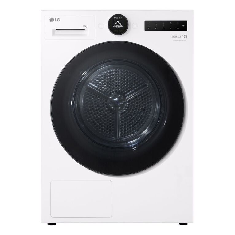 LG 10kg Series 9 Heat Pump Dryer - White, , hi-res