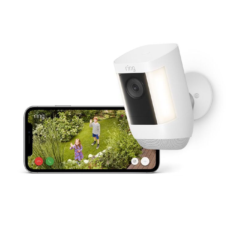 Ring Spotlight Cam Pro 2K Battery - White, , hi-res