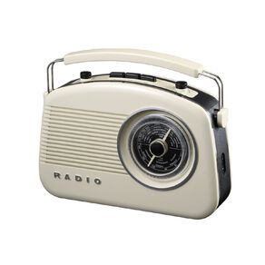 Veon Retro AM/FM Radio with Dual Power Function