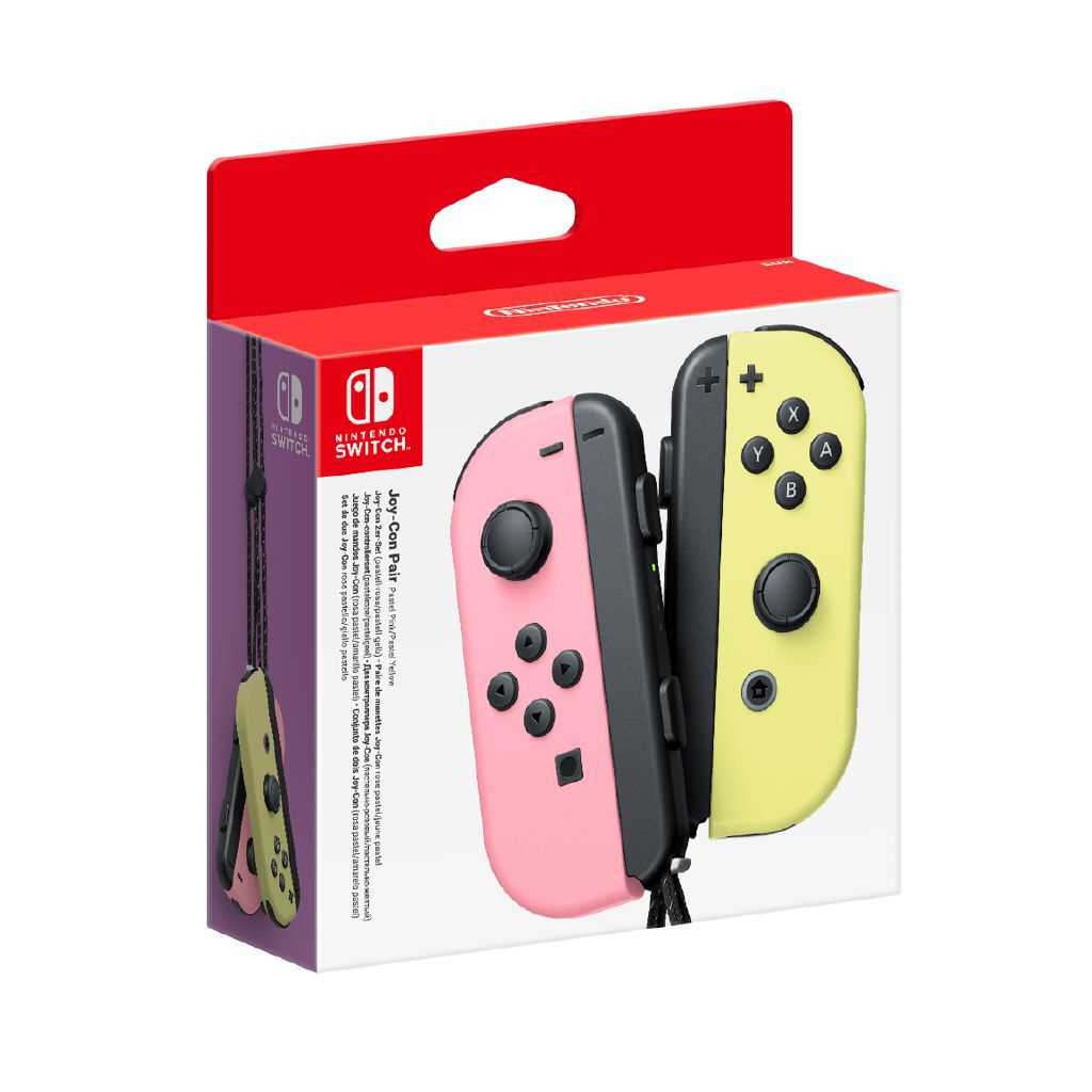 Nintendo Switch Joy-Con Controller Set - Pastel Pink/Pastel Yellow