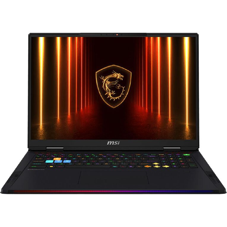 MSI Raider 18 HX AI A2XWIG-013NZ Intel Core Ultra 9-285HX 64GB RAM 2TB SSD RTX 5080 Windows 11 Gaming Notebook, , hi-res