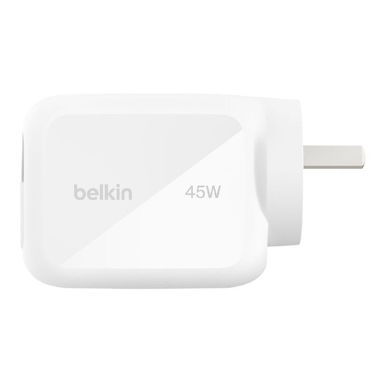 Belkin UltraCharge Retractable GaN Wall Charger 45W, , hi-res