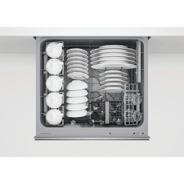 Fisher & Paykel 60cm Series 9 Double Dishdrawer - Stainless steel, , hi-res