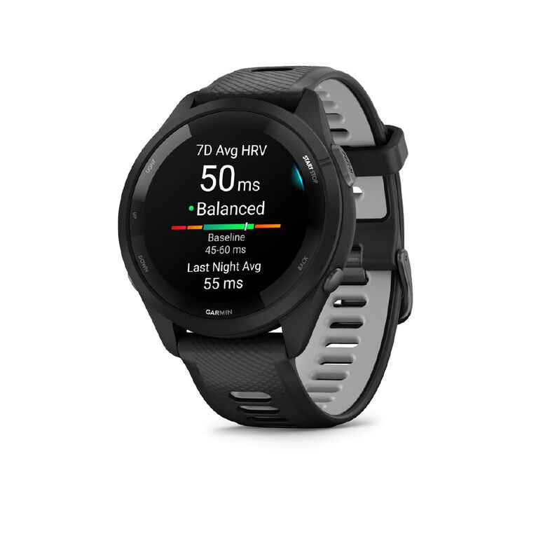 Garmin Forerunner 265 - Black & Powder Gray, , hi-res