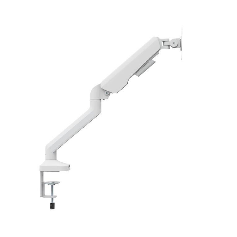 Bracom Flexprecision Gas Spring Monitor Arm With USB Ports White, , hi-res