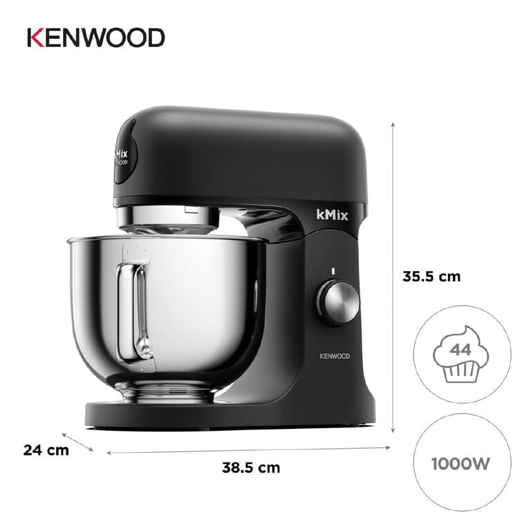 Kenwood kMix Sleek Black Stand Mixer (KMX751ABK), , hi-res