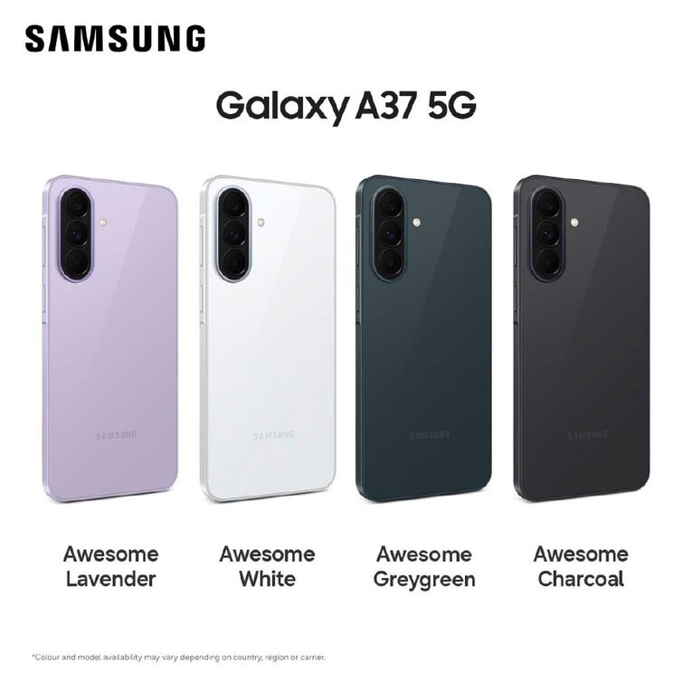 Samsung Galaxy A37 5G 128GB - Awesome Charcoal, , hi-res