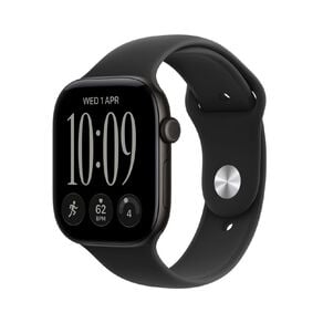 Apple Watch Series 12 GPS 46mm Black Aluminium Case with Black Sport Band S/M