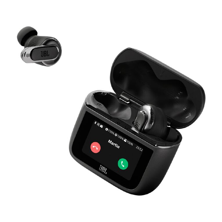 JBL Tour Pro 3 True Wireless Noise Cancelling Earbuds with Smart Charging Case - Black, , hi-res