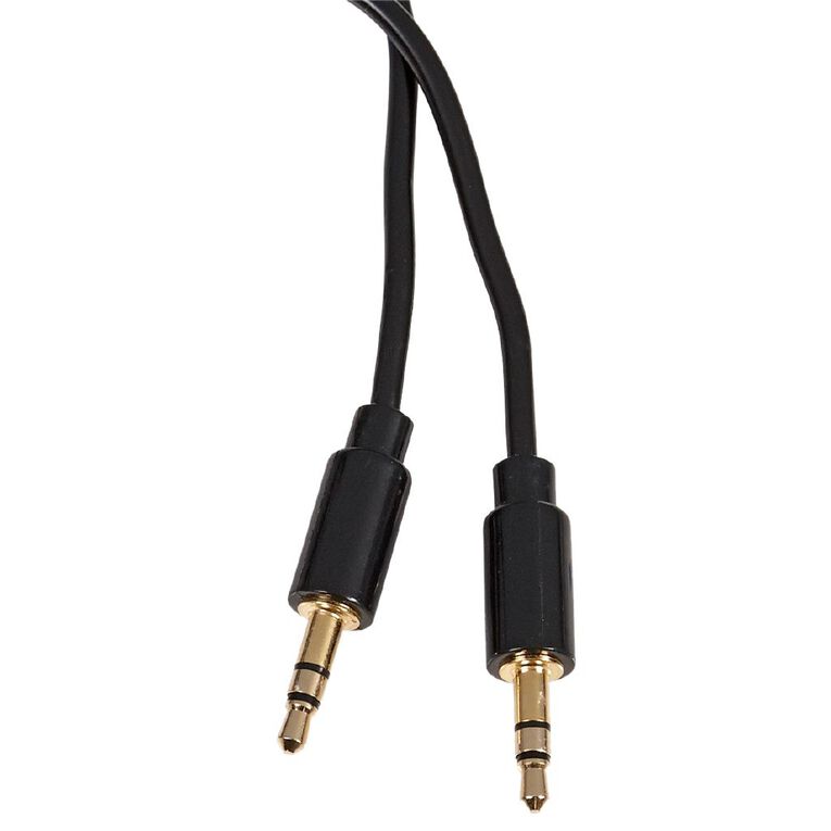 Tech.Inc 3.5mm Aux Cable 2m Black, , hi-res