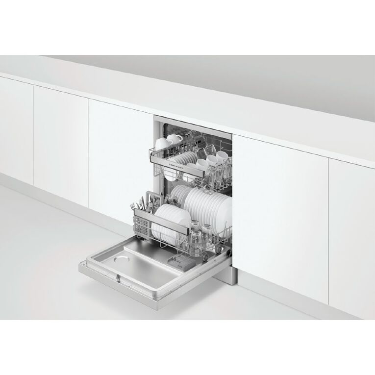 Fisher & Paykel 60cm Series 5 Freestanding Dishwasher - Stainless steel, , hi-res