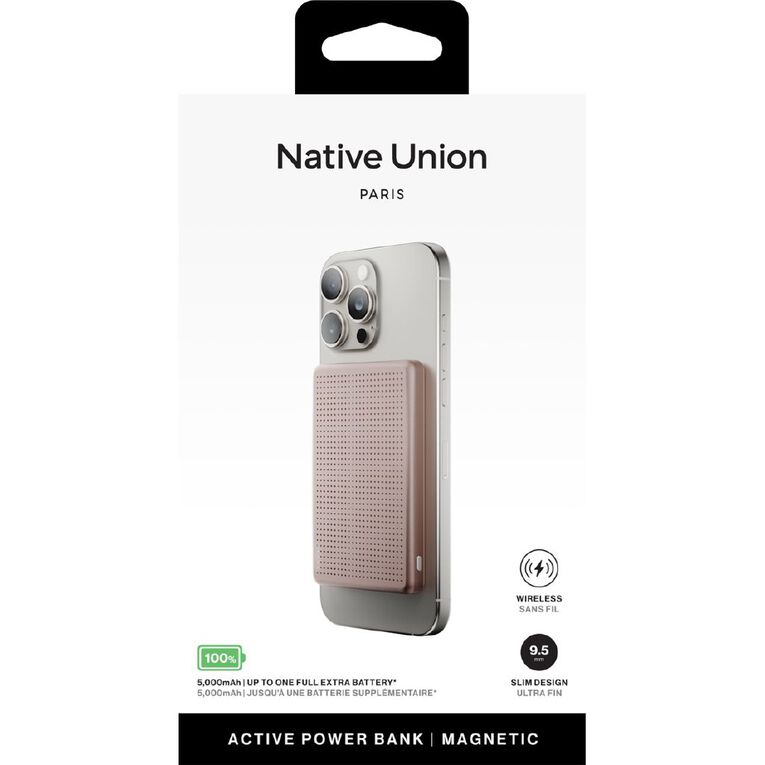 Native Union Active Magnetic Power Bank 5K - Apricot, , hi-res