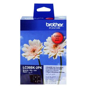 Brother LC39BK2PK Twin Pack Black