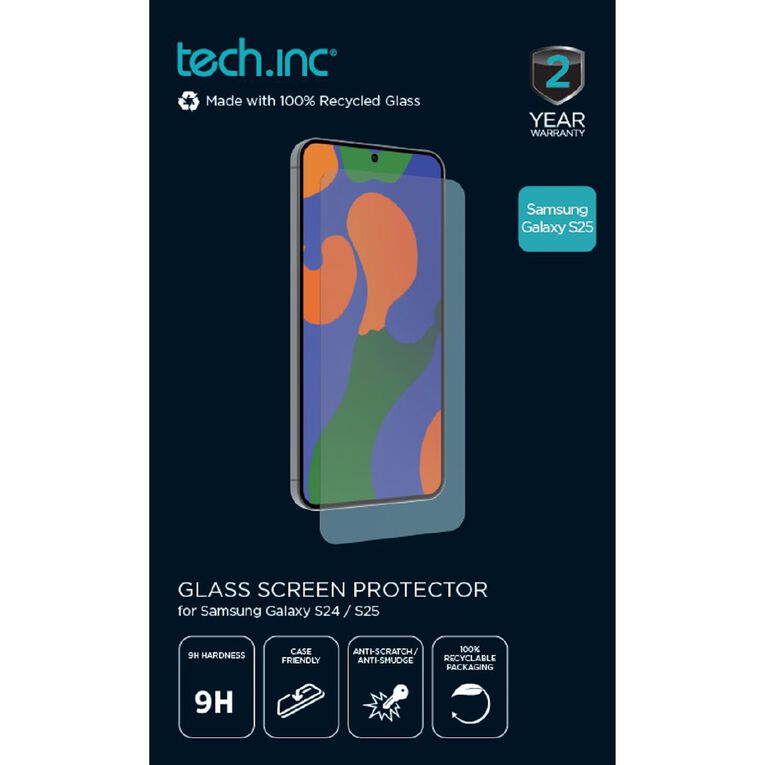 Tech.Inc Recycled Glass Screen Protector - Samsung S25, , hi-res