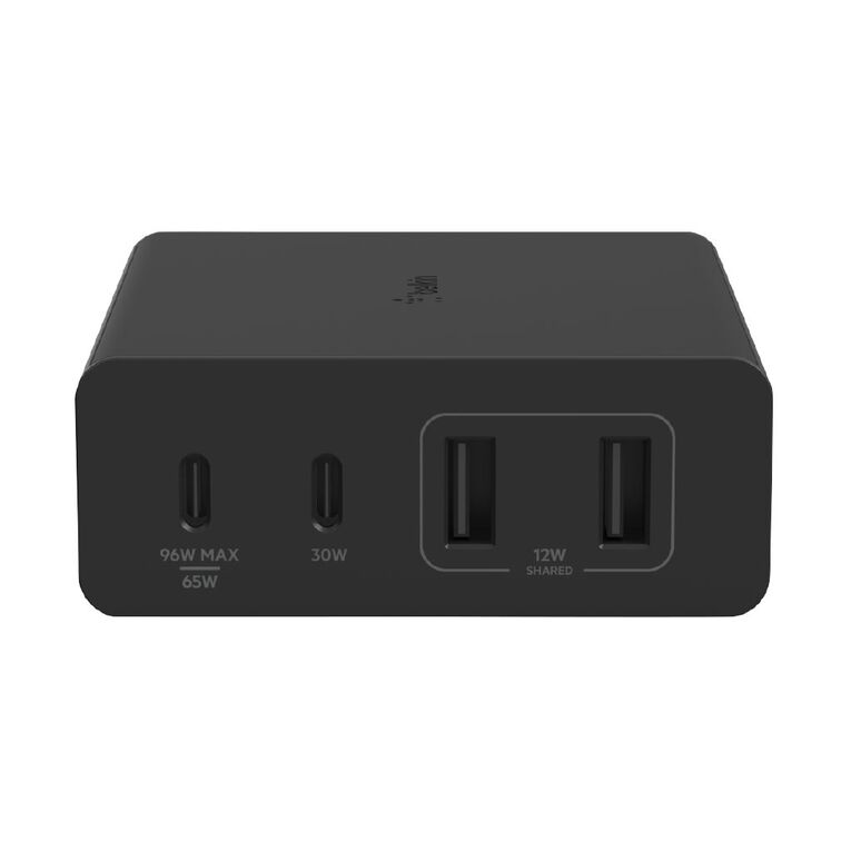 Belkin 4-Port 108W USB-C GaN Charger (2 x USB-C and 2 x USB-A) - Black, , hi-res