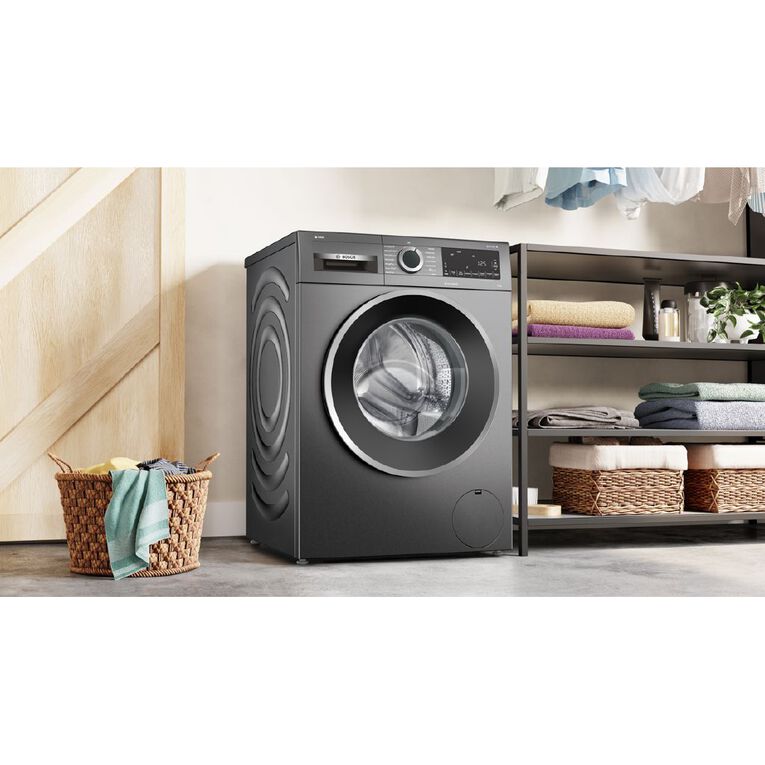 Bosch 9kg Series 6 Front Load Washing Machine - Cast Iron Grey, , hi-res