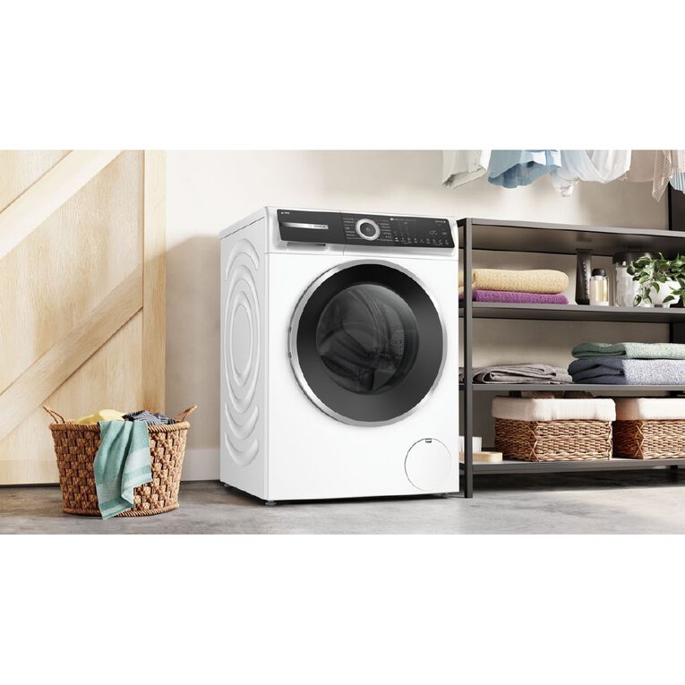 Bosch 10kg Series 8 Front Load Washing Machine - White, , hi-res
